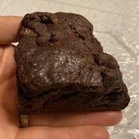 Fudge brownie  at Fresh House in Portsmouth