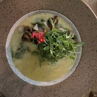 Polenta with seasonal vegetables and salad    at Camelia Ododo in Sao Paulo