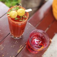 BLOODY MARY & NEGRONI at Camelia Ododo in Sao Paulo