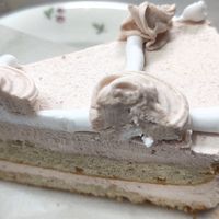 Vegan strawberry cake at Loving Hut Gangnam-gu - 러빙헛 in Seoul