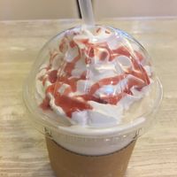 Vanilla Frapuccino. at Loving Hut Gangnam-gu - 러빙헛 in Seoul