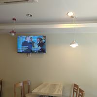 Putin being praised on their in house YouTube channel. at Loving Hut Gangnam-gu - 러빙헛 in Seoul