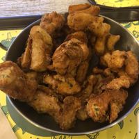 Soy fired chicken  at Loving Hut Gangnam-gu - 러빙헛 in Seoul