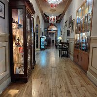 Interior corridor at The Bulkeley Hotel in Beaumaris