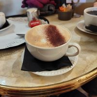 Soya milk cappuccino at The Bulkeley Hotel in Beaumaris