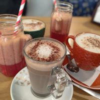 Sumos e bebidas quentes at Sabor'art Café in Nazare