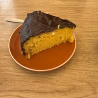 Vegan slice (carrot cake)  at Sabor'art Café in Nazare