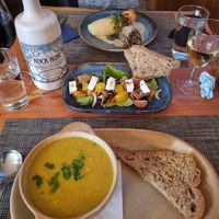 Lentil soup
"Feta salad" at The Stag Highland Restaurant in Kinlochewe