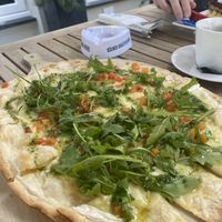 Vegan Flammkuchen  at Die Ex-Vertretung in Cologne