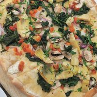 Vegetal Flammekuchen at Die Ex-Vertretung in Cologne