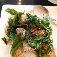 Vegan fried chicken at Demi Taiwanese and Vegetarian Food in Bangkok