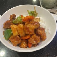 Sweet and sour “pork"  at Demi Taiwanese and Vegetarian Food in Bangkok