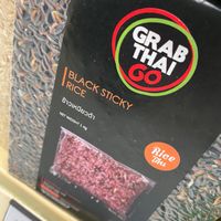Black sticky rice at Thai Market in Rochester
