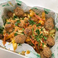 NFC Loaded Fries at No Frickin Chicken in Worcester