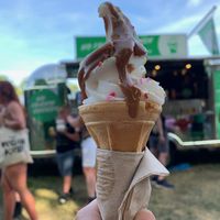 Ice cream   at No Frickin Chicken in Worcester