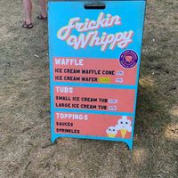 Ice cream options   at No Frickin Chicken in Worcester