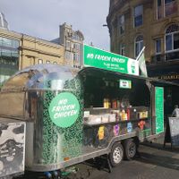 Food truck at No Frickin Chicken in Worcester