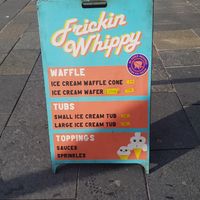 Ice cream at No Frickin Chicken in Worcester