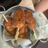 No frock I’m chicken wings   at No Frickin Chicken in Worcester