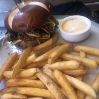 Tempeh burger at Hoogste Tijd in Eindhoven