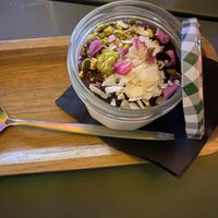 Creamy coconut-milk Malabi at Hoogste Tijd in Eindhoven