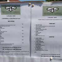 Menu at Oddiyana Garden in Peyzac-le-moustier