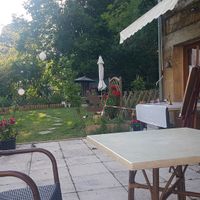 A beautiful garden setting. Private garden of the owner and chef.  at Oddiyana Garden in Peyzac-le-moustier