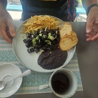 Mongolian "beef" with Seitan at Mantura Bistro Garden in Chetumal