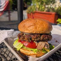 Veggie burger at Pure Eats in Lexington