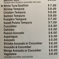 veggie roll selection   at Golden Garden in Lexington