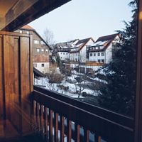 Ausblick aus dem Zimmer at Gasthaus Bürgerstüble in Sankt Peter