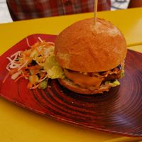 Vegan Cheeseburger at Joop in Schoorl
