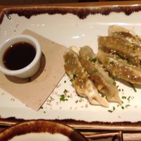 Gyozas de morcilla vegana at Margarito in Valencia