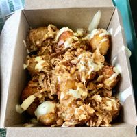 Truffle tater tots   at Vegan Shack - Piccadilly Gardens in Manchester