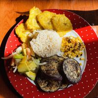 Vegetarian / Vegan Plate  at Mama-Nilma in Cartagena