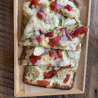 Specialty item of the month - cauliflower crust flatbread pizza  at The Juice Jar in Erie