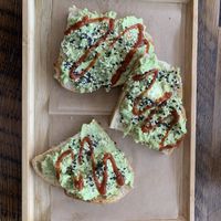 Avocado toast  at The Juice Jar in Erie