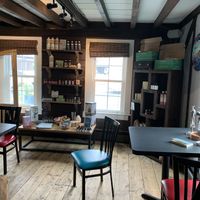 Seating plus display of essential oils, CBD and other stuff   at Feelin O2 Good in Southampton