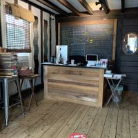 Service counter for your pay, also offering hot yoga, oxygen bar, infrared sauna, and many more services   at Feelin O2 Good in Southampton