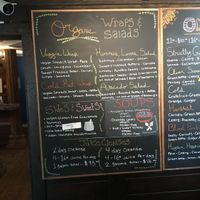 Wraps and salads  at Feelin O2 Good in Southampton