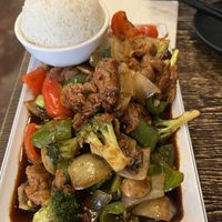 Vegan Kung Pao Chicken  at Dian Xin in New Orleans