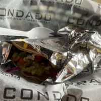 Vegan Dutch Dragon taco  at Condado Tacos in Indianapolis