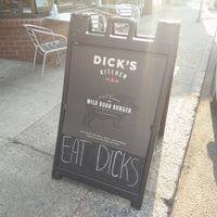 a welcoming post :) at Dick's Kitchen in Portland
