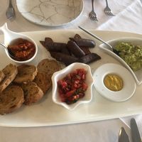 Vegan starter platter at Kod Kapetana in Hvar