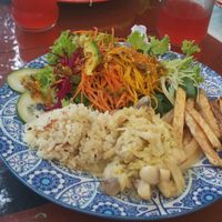 Almuerzo del dia acompanado de sopa y bebida at Munay in Villeta