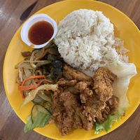 My favorite KFC rice at Nature Vegetarian Delights 大自然素食 - Bukit Purmei in Central Singapore