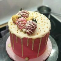 Our lovely cakes coustom made for our guest. at Ninas Place  in Razanac