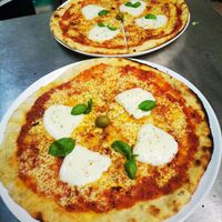 Pizza margarina, in our menu is called less is more ☺️ at Ninas Place  in Razanac