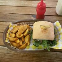 Burger  at Crush in Merida