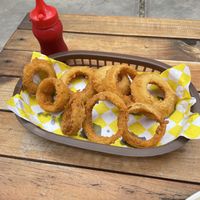 Onion rings  at Crush in Merida